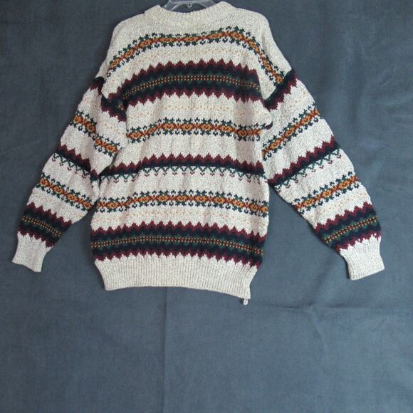 Vintage Mountain Express Sweater Mens XL Knit Grandpa Cosby Biggie Pullover 90s - Picture 3 of 6